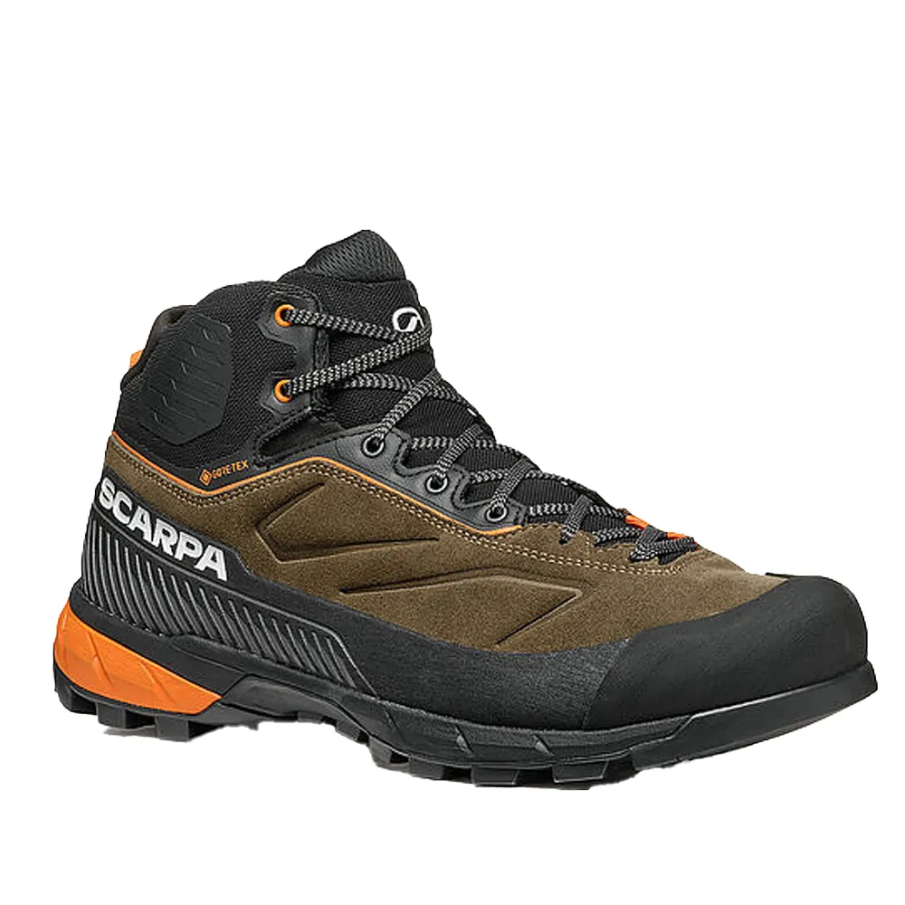 【SCARPA】原廠貨 男 RAPID XT MID GTX 中筒男款 健行鞋/防水/郊山鞋/健行鞋 馴鹿/鏽橘(72696200)