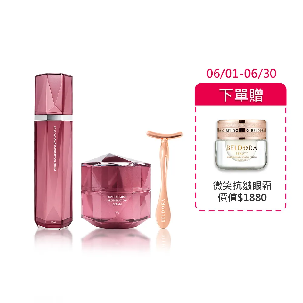 【BELDORA 蓓朵娜】瑰泌再生修護組(AC-11外泌體再生修護精華35ml + AC-11外泌體再生修護霜30g)
