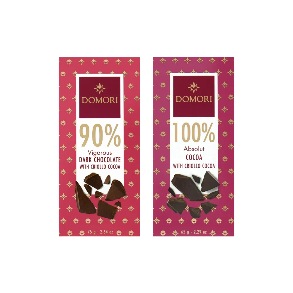 【Domori】Domori 黑巧克力 65-75g(90%/100% 黑巧)