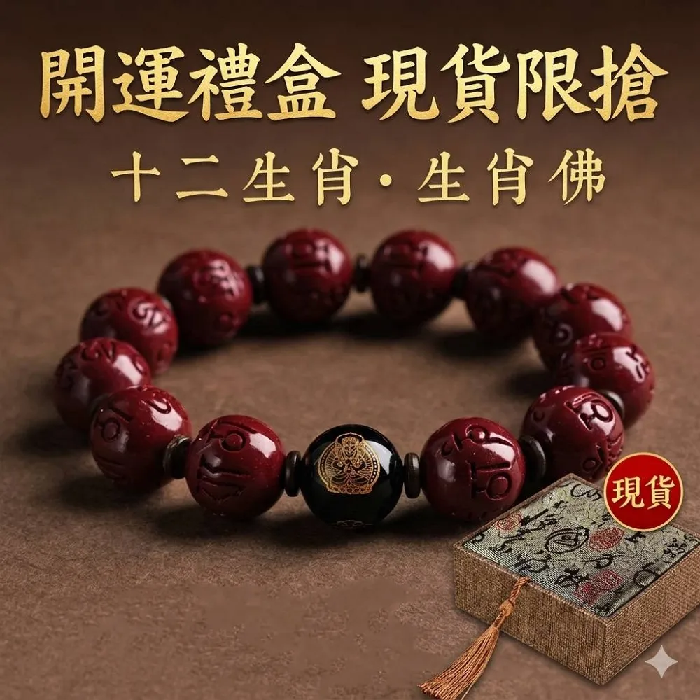 【巴黎精品】極速出貨 硃砂手串硃砂手鏈平安硃砂手珠息災擋煞(生肖防小人轉運除穢淨化招財開運24款a1gi31)