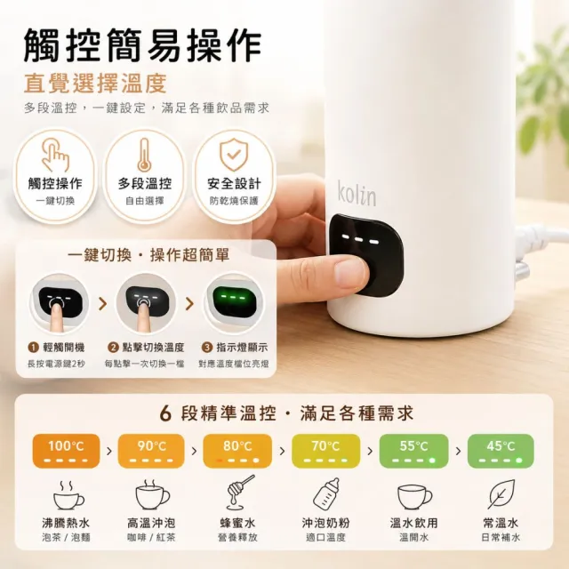 【Kolin 歌林】480ML空姐杯丨國際電壓旅行電熱水杯保溫杯快煮杯KPJ-SD2546(可託運 出國必備 雙電壓)