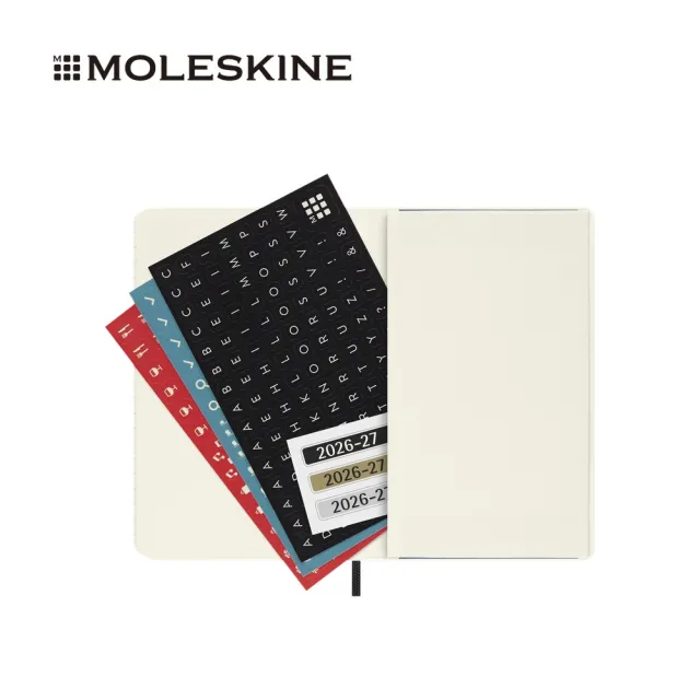 【MOLESKINE】2026-27 18個月週記軟皮手帳 - 口袋/黑