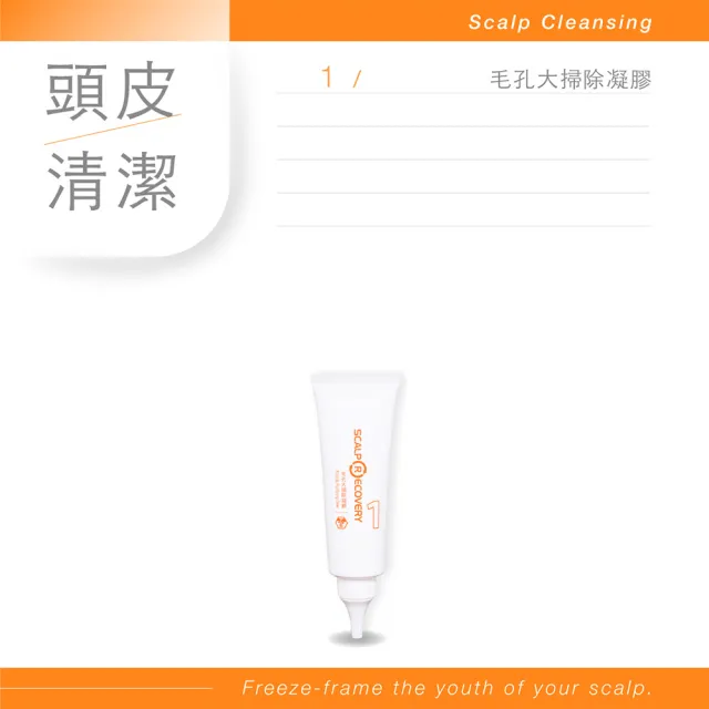 【髮基因】乾性頭皮問題調理組(毛孔大掃除凝膠＋修護洗髮水慕斯＋冰鎮護理素)