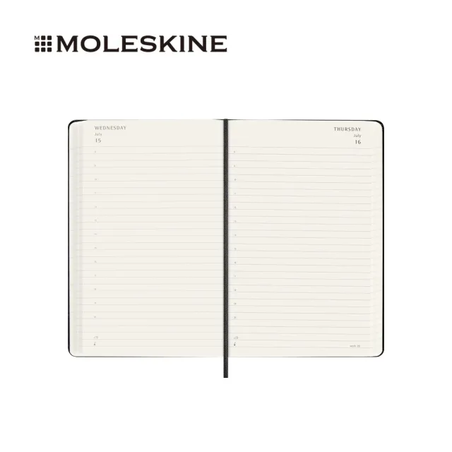 【MOLESKINE】2026-27 18個月日記硬皮手帳 - L型/黑
