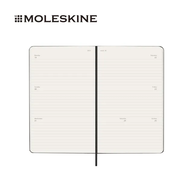 【MOLESKINE】2026-27 18個月橫式週記硬皮手帳 - L型/黑