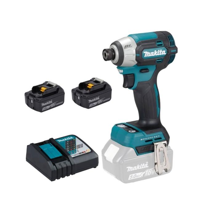 【MAKITA 牧田】18V充電無刷衝擊起子機DTD201 雙6.0含箱