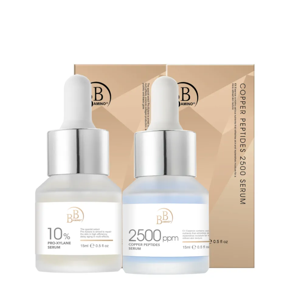 【BB Amino】科研10%玻色因繃帶/2500ppm藍銅胜肽緊緻精華15ml(兩款任選)