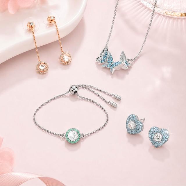 【SWAROVSKI 施華洛世奇】璀璨水晶飾品(多款選)