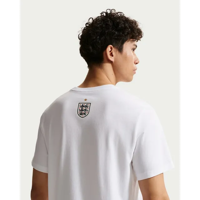 【NIKE 耐吉】短袖上衣 男 AS ENT M NK PRIDE TEE T恤 足球 世界盃 英格蘭隊 白 (IQ2275100)