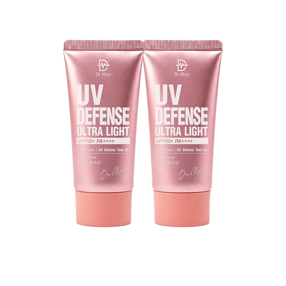 【Dr. May 美博士】專業潤色清爽防曬乳 SPF50+PA++++40ml 二入 買一送一