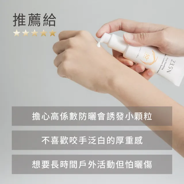 【23.5N】米粹舒緩水感防曬乳40mL(SPF50+ ★★★★)