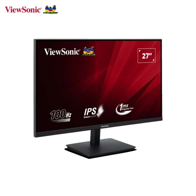 【ViewSonic 優派】(2入組)VA272-MH  27型 IPS 100Hz 護眼電腦螢幕(內建喇叭/1ms)