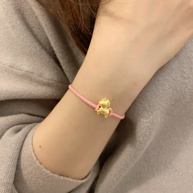 【周大福】馬年生肖 可愛獨角獸黃金串珠