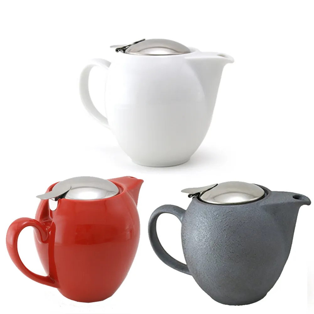 ZERO JAPAN】品味生活陶瓷不鏽鋼蓋壺580cc(全陶瓷/水壺/陶瓷泡茶壺