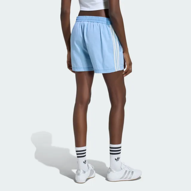 【adidas 愛迪達】丹寧短褲(KY3170 女款ORIGINALS休閒牛仔短褲)