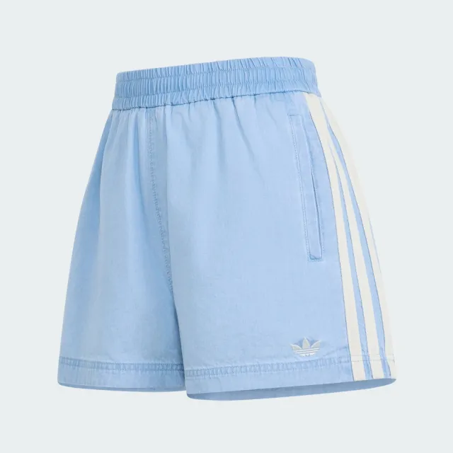 【adidas 愛迪達】丹寧短褲(KY3170 女款ORIGINALS休閒牛仔短褲)