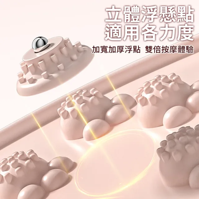 【keep power】橢圓加大軟矽膠指壓板+穴位襪 / 超慢跑墊 指壓版 足底按摩墊 軟硅膠指壓板(加大版/直徑75cm)