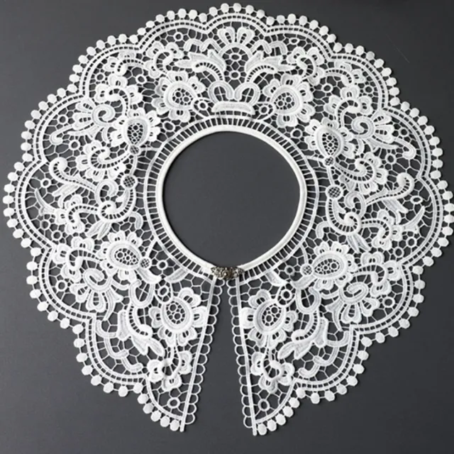 【米蘭精品】現貨限搶 假領子襯衫領片(鏤空花邊復古披肩女裝配件情人節生日聖誕節交換禮物74ac18)