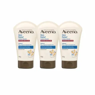 【Aveeno 艾惟諾】燕麥高效舒緩護手霜100gx3