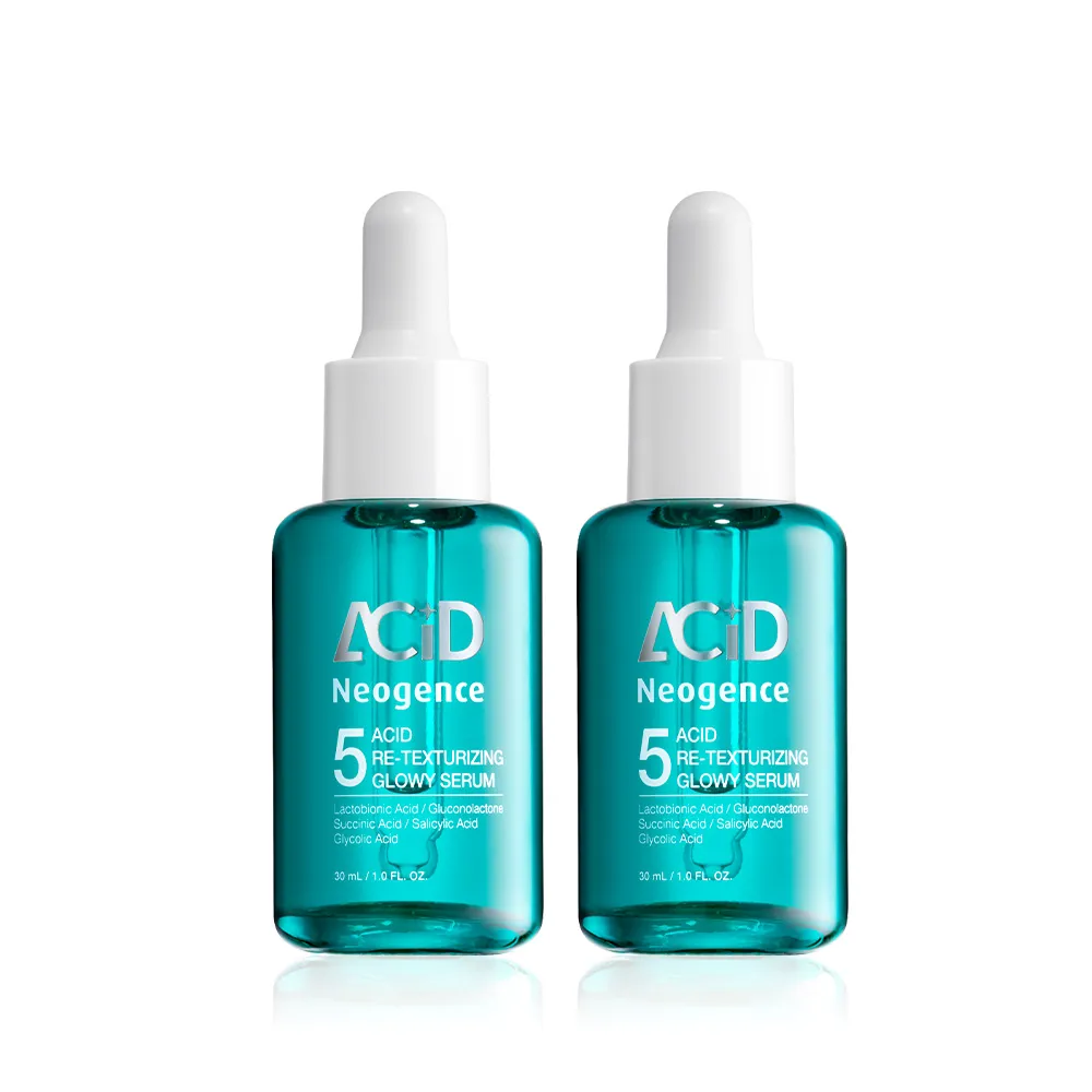 【Neogence 霓淨思】5酸拋光澎亮精華30ml-2入組