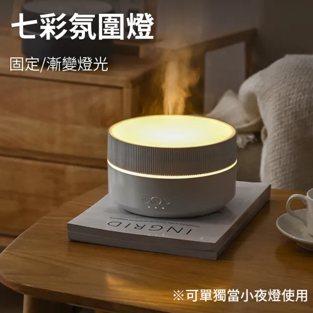 【ANDZEN】安得仁 七彩USB超音波水氧機AZ-520(買就送澳洲精油10mlx1瓶/薰香/加濕器/香氛/擴香機/負離子)