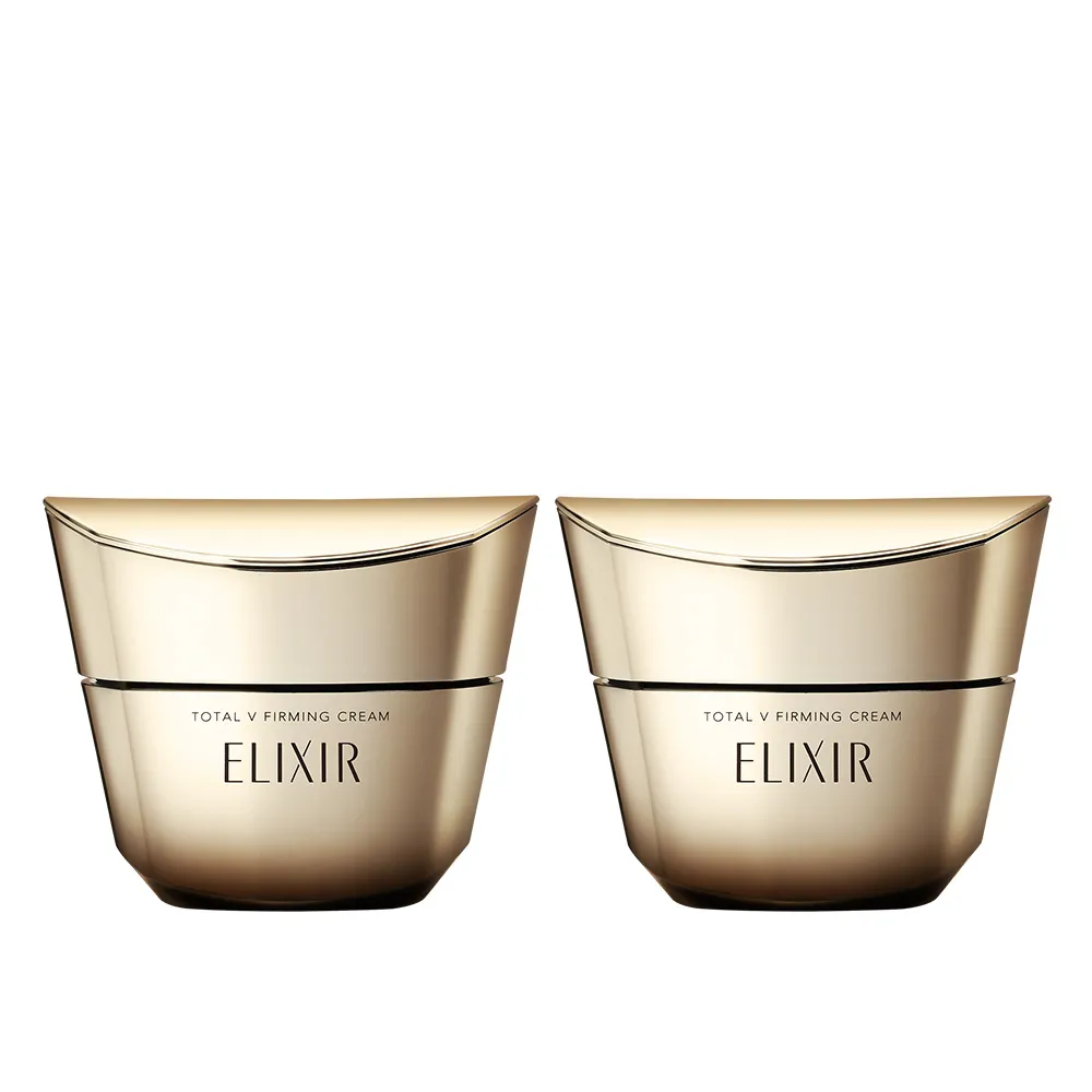 即期品【ELIXIR 怡麗絲爾】膠原緊V澎潤霜雙入組(緊V澎潤霜50g)