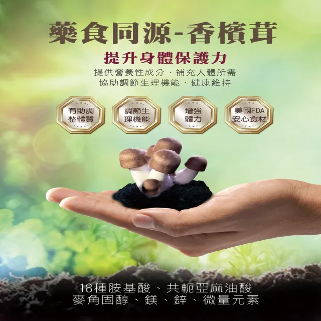 【樂活香檳茸】珍珠香檳茸膠囊(60顆/盒)