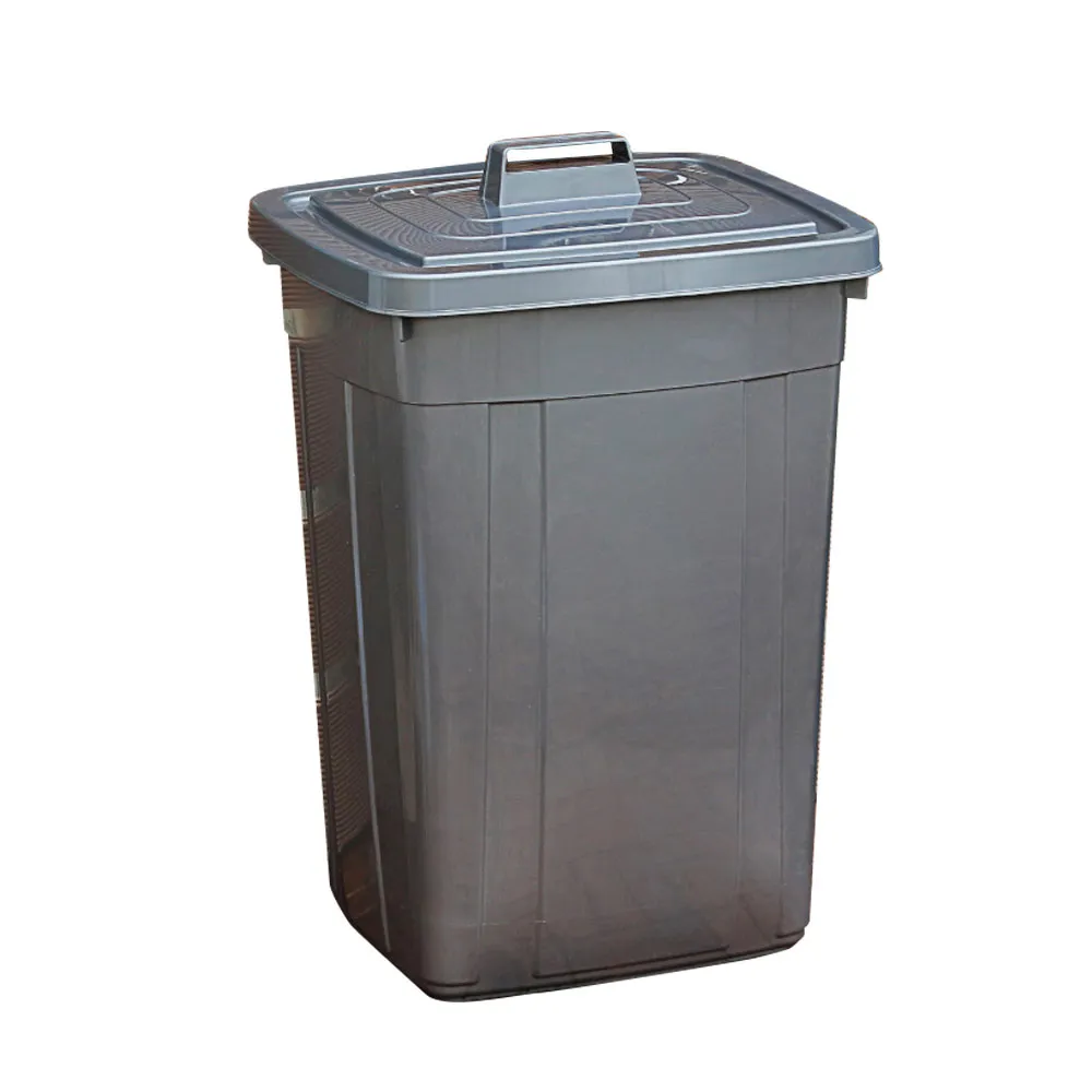 【真心良品】KEYWAY銀采方形萬用桶95L-1入(CN995 附蓋 垃圾分類 社區回收 營業用 儲水桶 戶外垃圾桶)