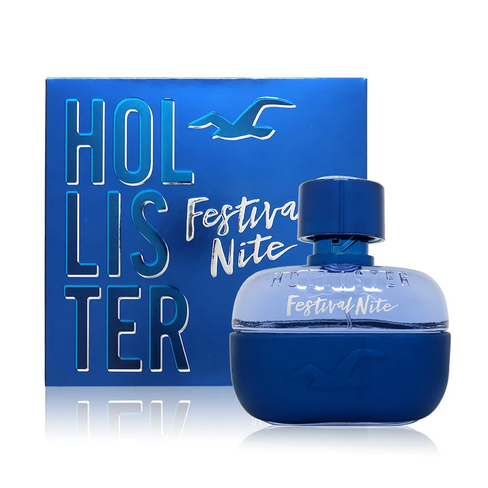 HOLLISTER Co】Festival Nite 霓虹派對男性淡香水EDT 100ml - momo購物