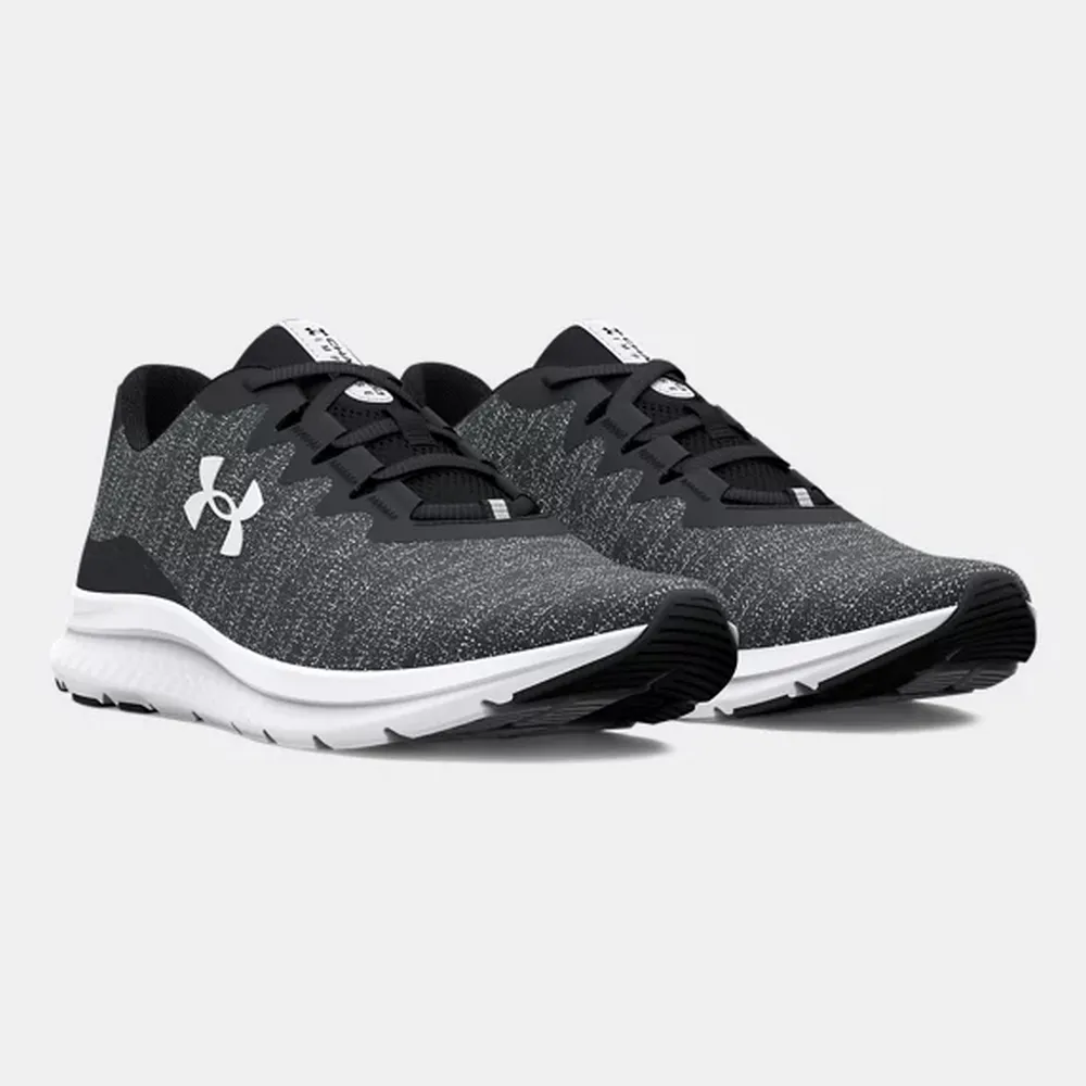 【UNDER ARMOUR】UA  女 Charged Impulse 3 Knit 慢跑鞋 黑(3026686-001)