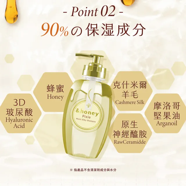 【&honey】日本原裝 蜂蜜洗髮精/潤髮乳/髮油x2入(多款任選 細軟易斷 乾燥髮質)