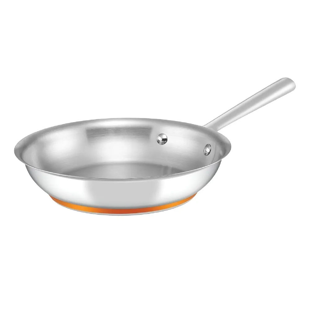 【MEYER 美亞】ESSTEELE意帝斯 Per Vita 銅鑽頂級不鏽鋼 24cm 平底鍋 (IH/電磁爐適用)