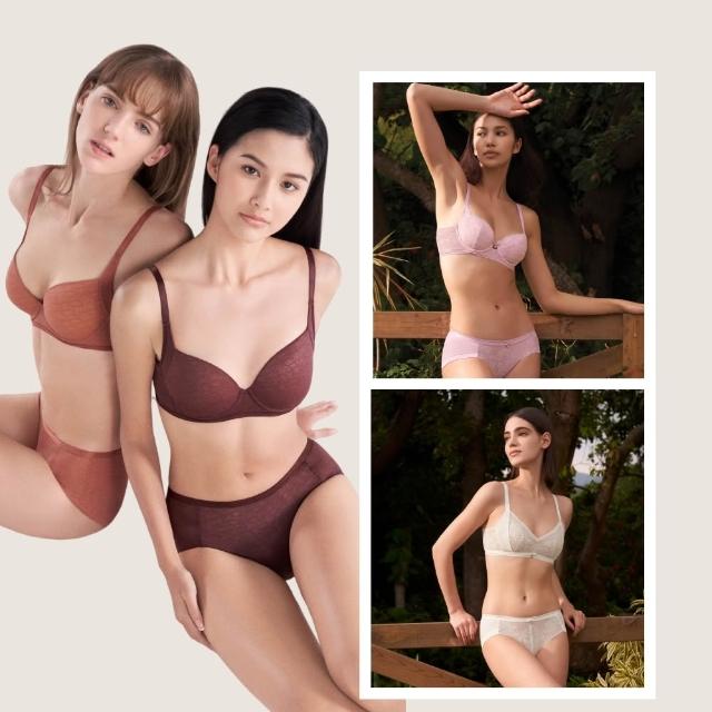 【Triumph 黛安芬】3件超值組 無痕/透氣/高脅邊/舒適/包覆(有鋼圈/無鋼圈 多款選)