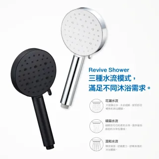 【CAESAR 凱撒衛浴】Revive Shower SPA 珍珠白蓮蓬頭(單手切換 / 三段水流)