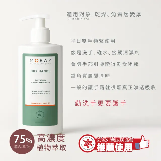 即期品【Moraz 茉娜姿】潤澤修護手霜250ml(官方直營經典版)