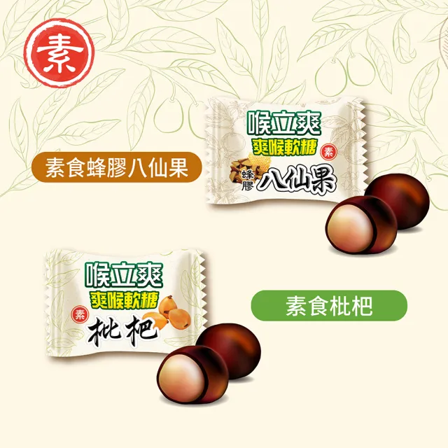 【Honey Song 喉立爽】爽喉軟糖_歡暢桶 4種口味(枇杷、蜂膠羅漢果、金桔陳皮、素食枇杷+素食蜂膠八仙果)