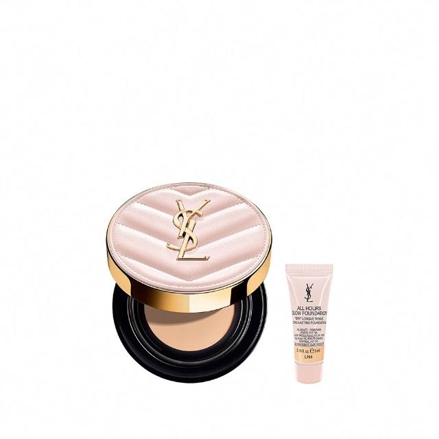【YSL】官方直營 超模光感精華水氣墊SPF50+/PA++++ 12g(粉紅氣墊/防曬/任選1款)