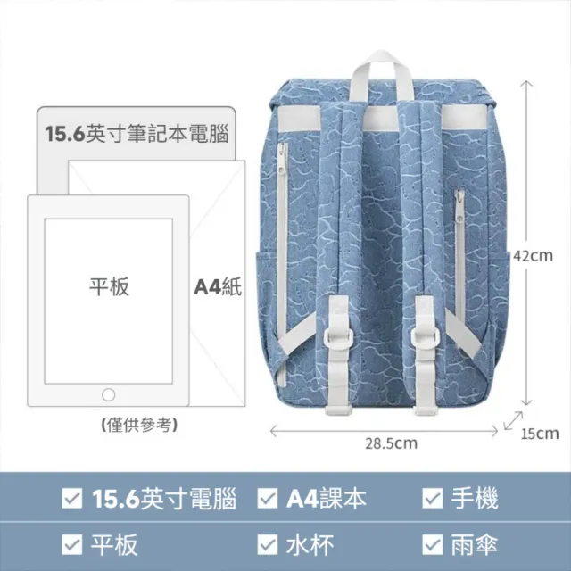 【MaH】雙11 官方旗艦館 Young Tour系列 迷彩牛仔布後背包(18L)