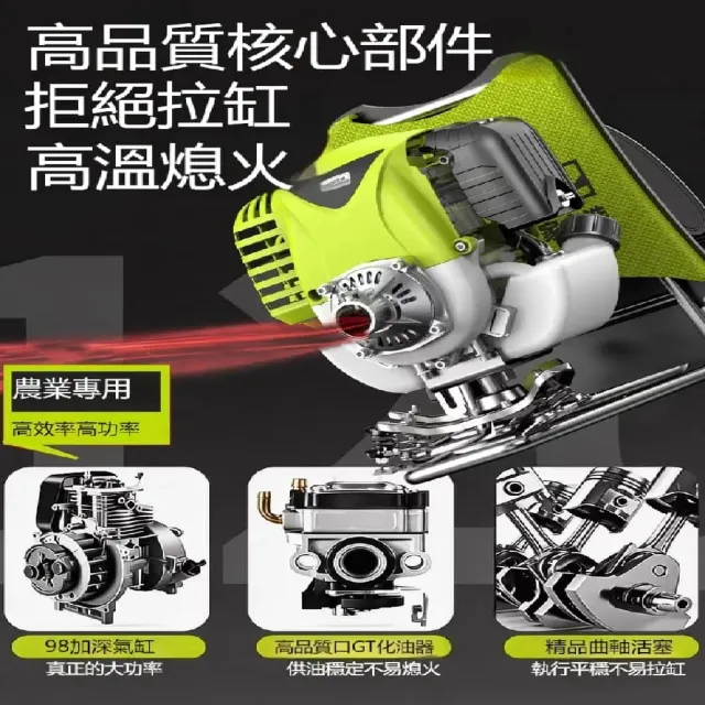 【ZHIPU 芝浦】割草機 背負式四沖程割草機 汽油割草機 小型打草收割機 多功能修剪機 農用除草器 定制款L