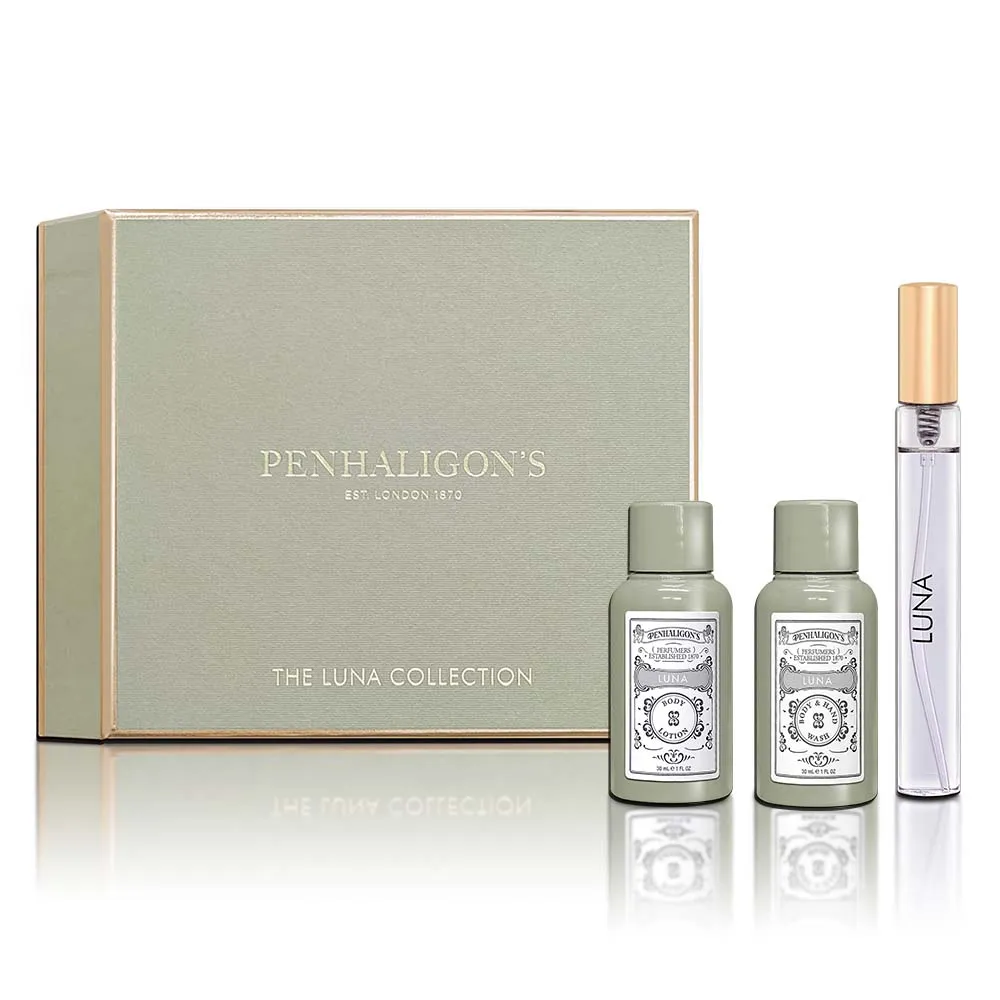 【PENHALIGON’S 潘海利根】Luna 月亮女神香氛禮盒(淡香水10ML+沐浴膠30ML+身體乳30ML)