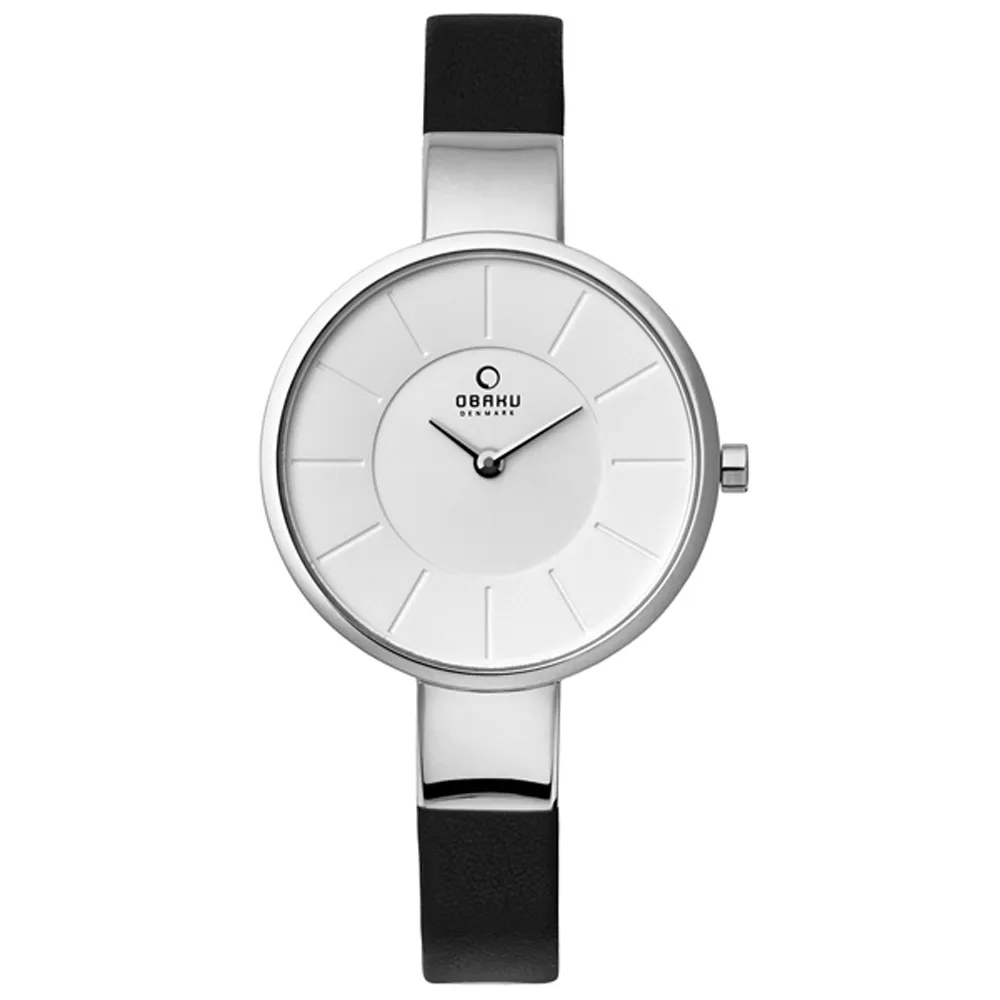 【OBAKU】采麗時刻時尚腕錶(V149LCIRB1)
