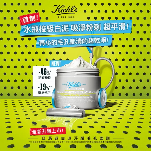 【Kiehl’s 契爾氏】官方直營 亞馬遜白泥淨緻毛孔面膜 125ml(Kiehl’s/新升級/控油 清潔)