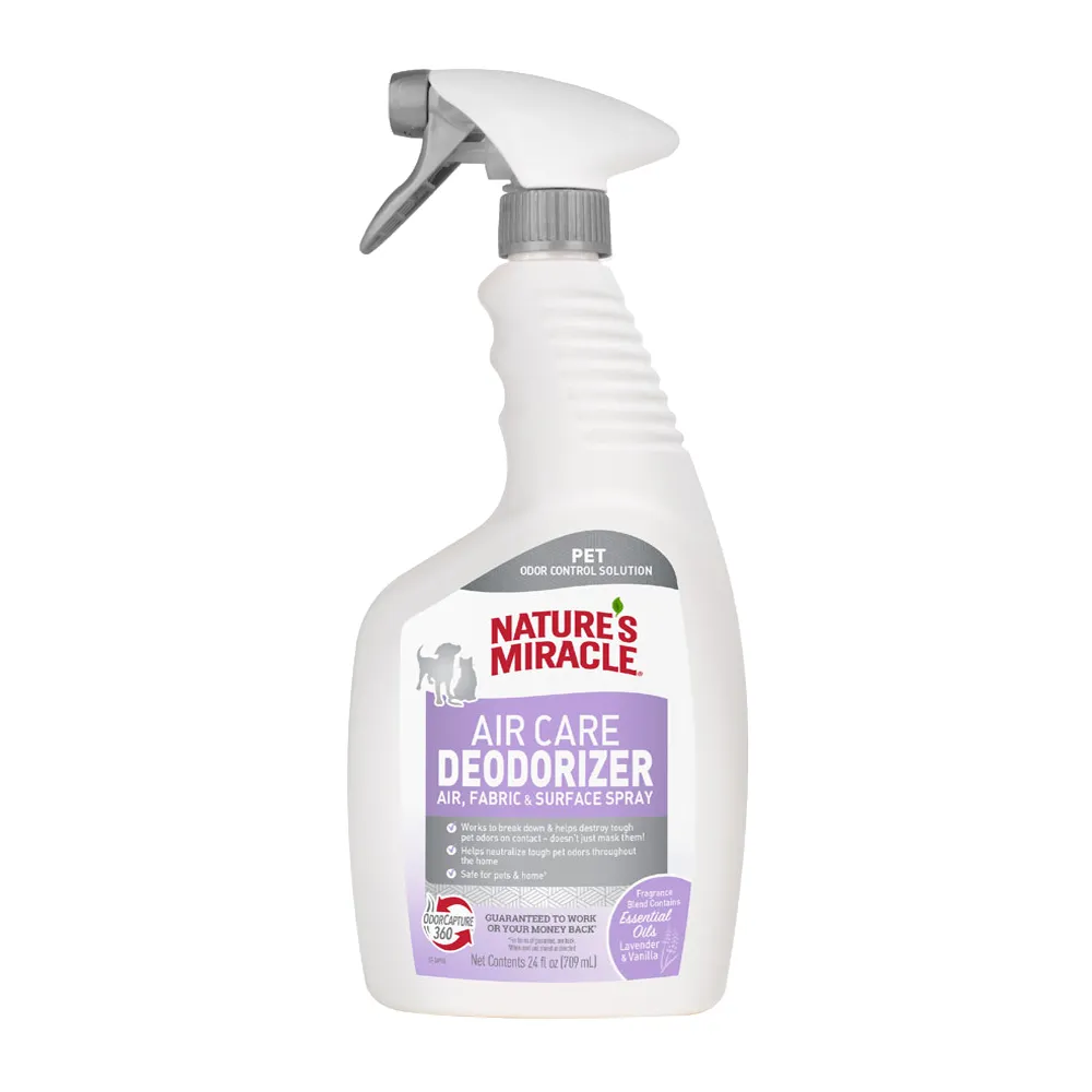 【8in1】自然奇蹟-犬貓極致去味除臭噴劑 薰衣草香草24oz(空氣護理除臭劑 噴霧 消除異味 犬貓適用)
