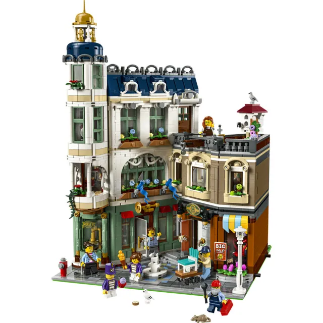 【LEGO 樂高】Icons 11371 商店街(建築模型 禮物 居家擺設 積木)