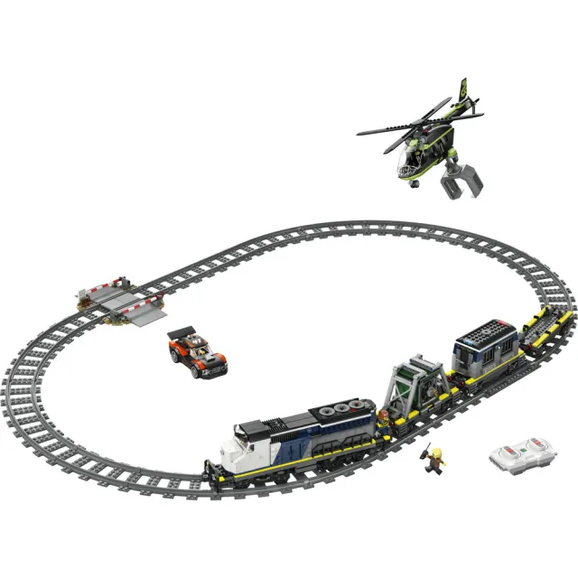【LEGO 樂高】城市系列 60508 警察列車搶案(交通工具 警察遊戲 玩具 積木)