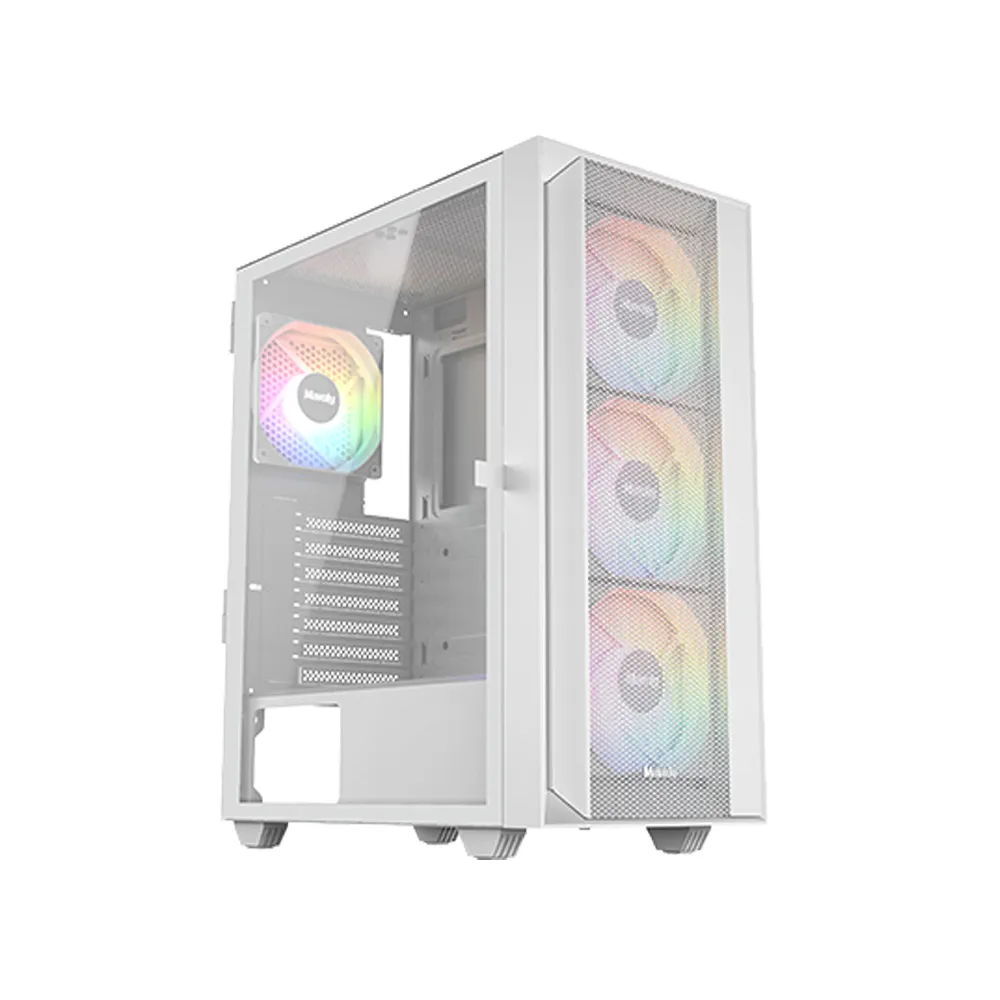【微星平台】I5十核GeForce RTX 5060{月世界}電競機(I5-14400F/H610/16G/1TB)