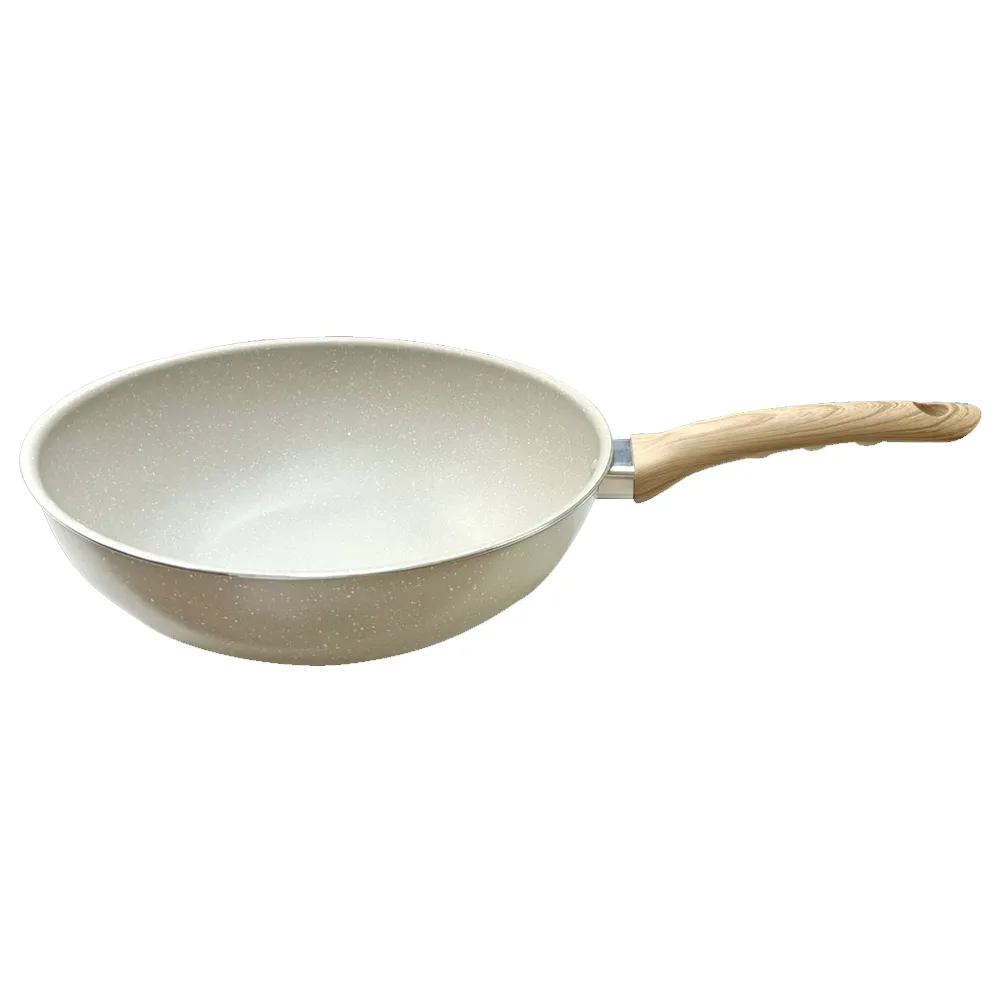【三箭牌】大理石不沾深型炒鍋30CM(MIY-130)