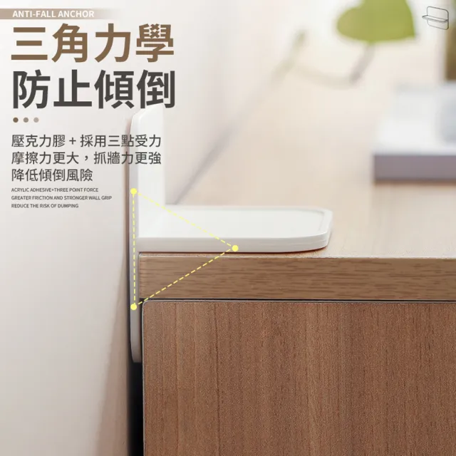 【同闆購物】防倒神器 防倒固定器 免打孔固定器 櫃子固定器 固定器 櫃子固定 家具固定 櫥櫃固定器