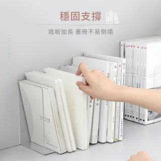 【DREAMCATCHER】L型書檔(書架/壓克力書架/立書架/桌面書架/立架)