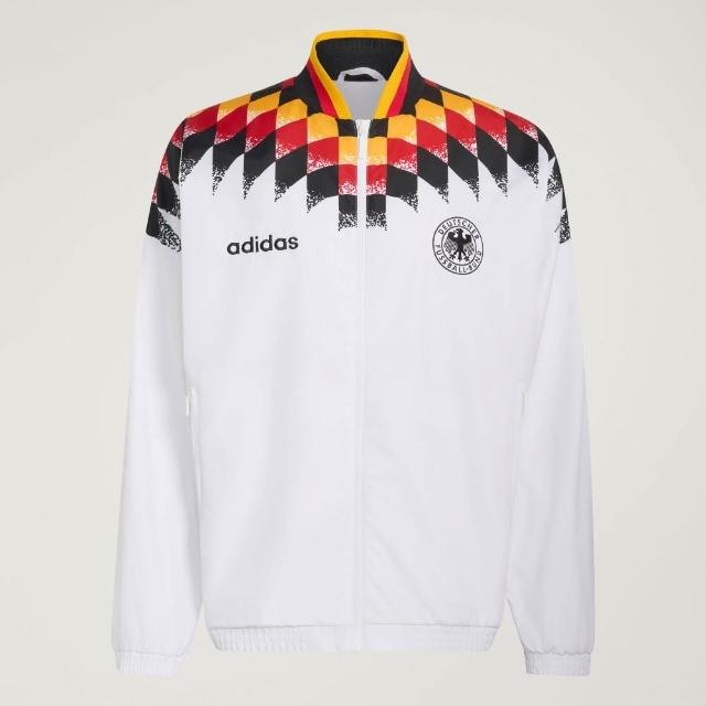 【adidas 愛迪達】世界盃 德國 運動 休閒 立領 男外套 DFB TT 94(JW8809)